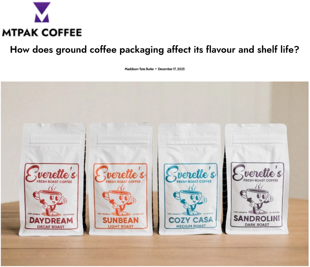 MTPak Coffee Education Centre: How does ground coffee packaging affect its flavour and shelf life?